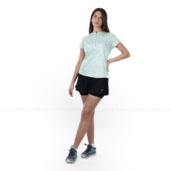 Mizuno Graphic TR Camiseta - Neo Mint