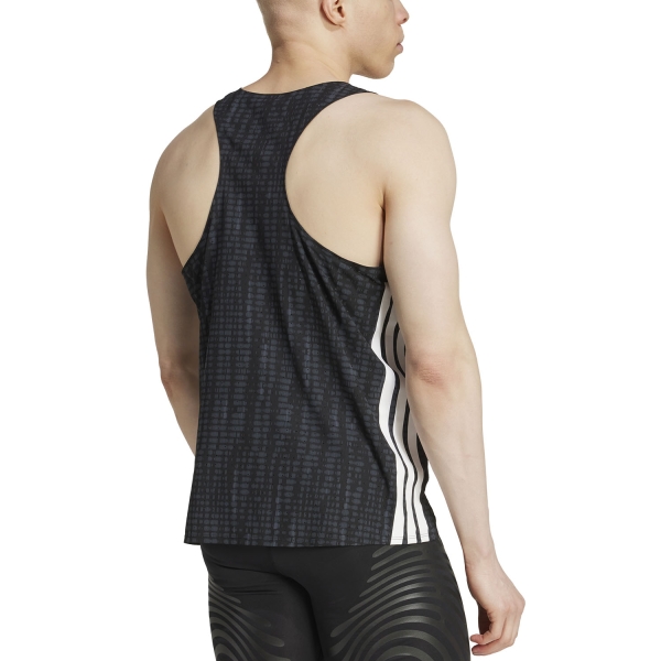 adidas adizero Canotta - Carbon/Black