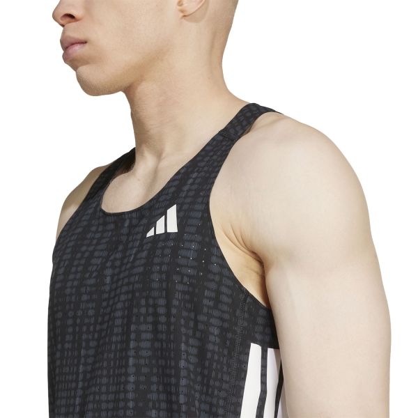 adidas adizero Canotta - Carbon/Black