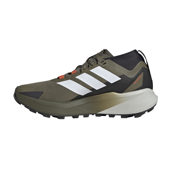 adidas Terrex Agravic GTX - Olive Strata/Cloud White/Semi Impact Orange