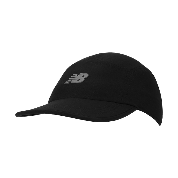 Gorra y Visera New Balance Performance 5 Panel Gorra  Black LAH51001BK