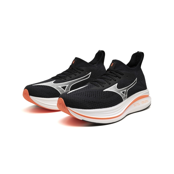 Mizuno Neo Zen - Black/White/Fiery Coral 2