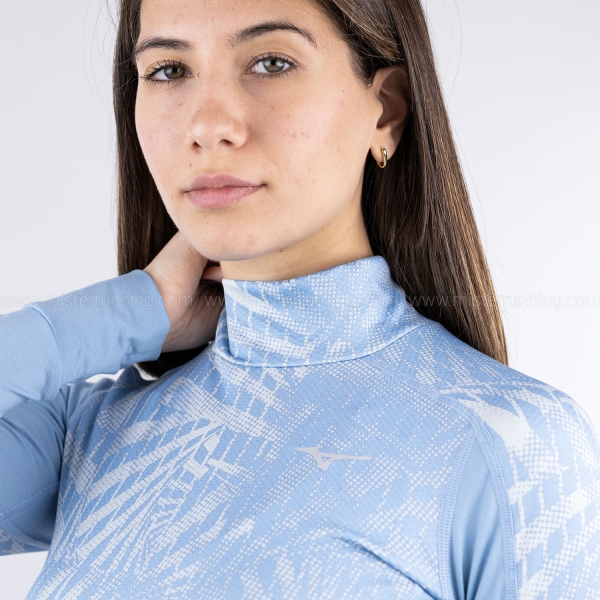 Mizuno Virtual Body G4 Breath Thermo Maglia - Glacier Lake