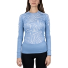 Mizuno Virtual Body G4 Crew Logo Maglia - Glacier Lake