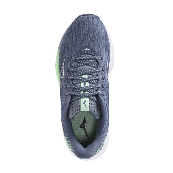 Mizuno Wave Rider 28 - Citadel /White/Neo Mint