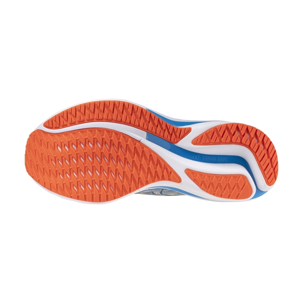Mizuno Wave Rider 28 - Nimbus Cloud/Blue Pace/Ignition Red