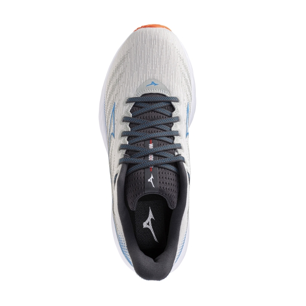 Mizuno Wave Rider 28 - Nimbus Cloud/Blue Pace/Ignition Red