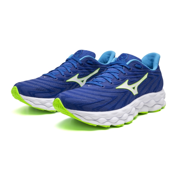 Mizuno Wave Sky 8 - Blue Wing Teal/Neo Silver/River Blue