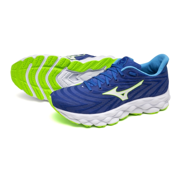 Mizuno Wave Sky 8 - Blue Wing Teal/Neo Silver/River Blue