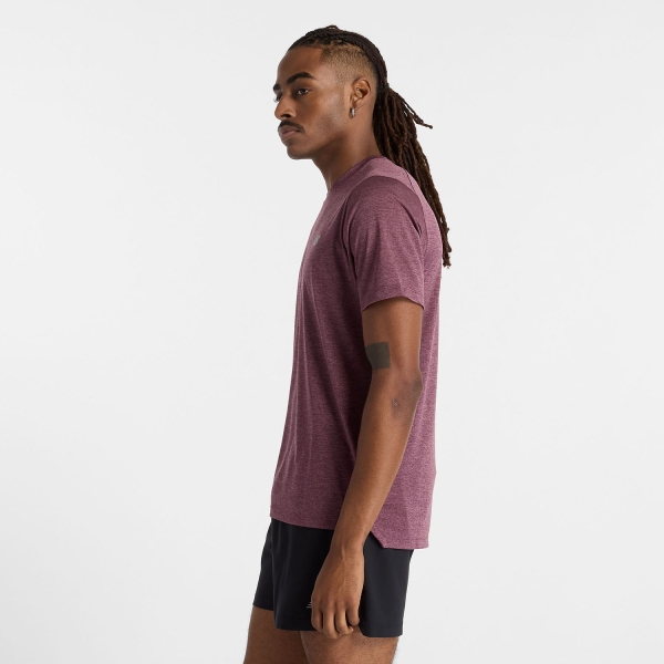 New Balance Athletics Run T-Shirt - Faded Plum