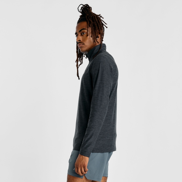 New Balance Space Dye Camisa - Black Heather