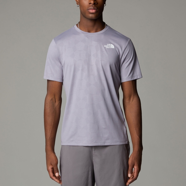 Camisetas Running Hombre The North Face 24/7 Embossed Camiseta  Pearl Mist Tent NF0A8BEP93N