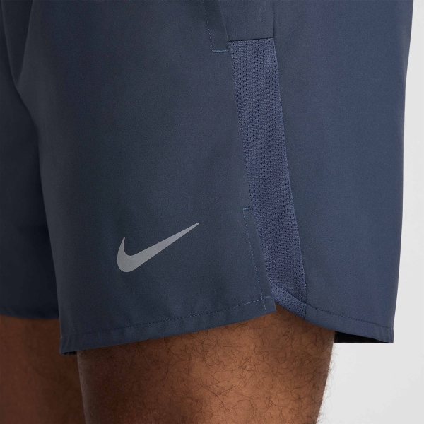 Nike Challenger 2 in 1 5in Pantaloncini - Thunder Blue/Reflective Silver
