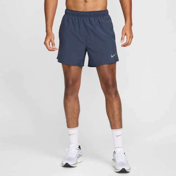 Nike Challenger 2 in 1 5in Pantaloncini - Thunder Blue/Reflective Silver