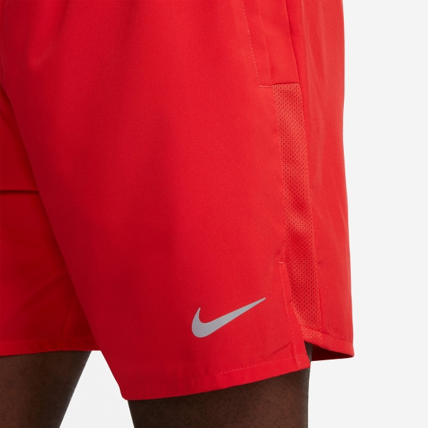 Nike Challenger 2 in 1 7in Shorts - University Red/Reflective Silver