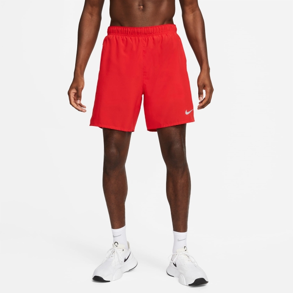Nike Challenger 2 in 1 7in Shorts - University Red/Reflective Silver