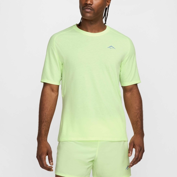 Men's  Short Sleeve Trail Running Shirts Nike DriFIT ADV Solar Chase TShirt  Barely Volt/Black HJ3580701
