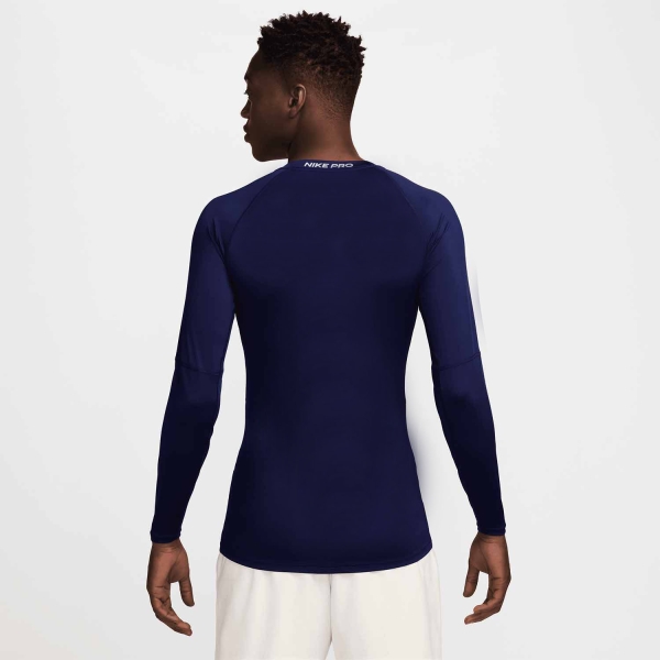 Nike Dri-FIT Logo Camisa - Blue Void/White