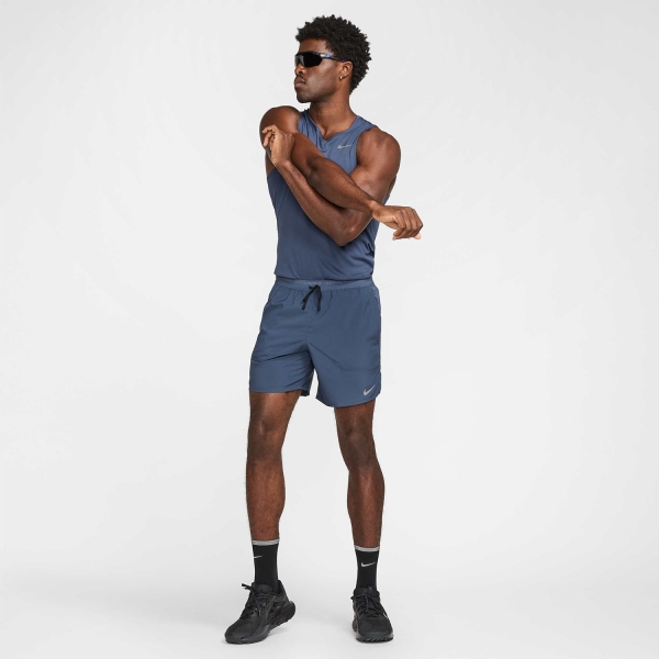 Nike Dri-FIT Stride 7in Shorts - Thunder Blue/Black/Reflective Silver