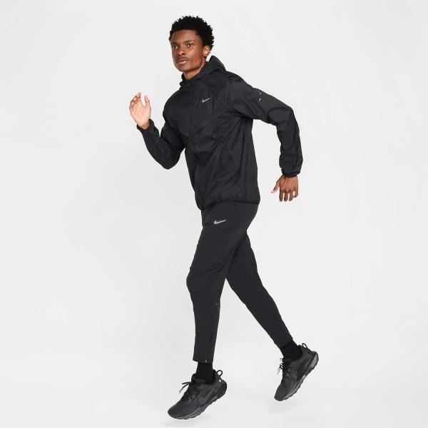 Nike Dri-FIT UV Stride Giacca - Black/Reflective Silver