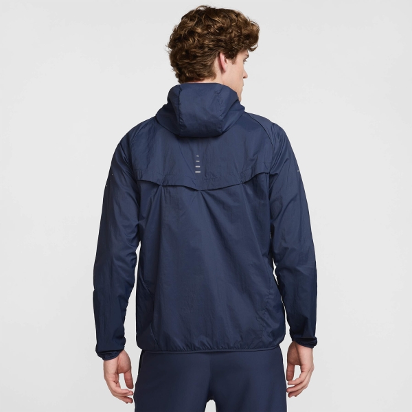 Nike Dri-FIT UV Stride Chaqueta - Thunder Blue/Reflective Silver