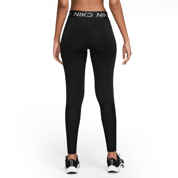 Nike Pro Logo Tights - Black/Cool Grey/White