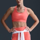 Nike Swoosh Sujetador Deportivo - Magic Ember/White