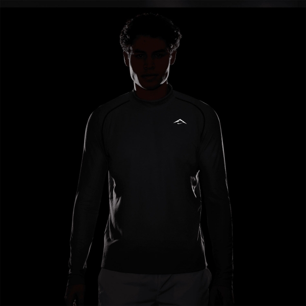 Nike Trail Dri-FIT Swoosh Camisa - Cement Grey/Black
