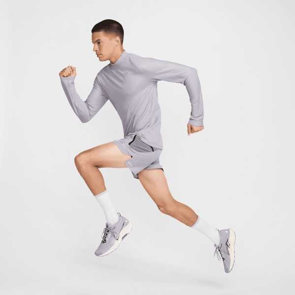 Nike Trail Dri-FIT Swoosh Camisa - Cement Grey/Black