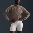 Nike Windrunner Pro Chaqueta - Mink Brown/White