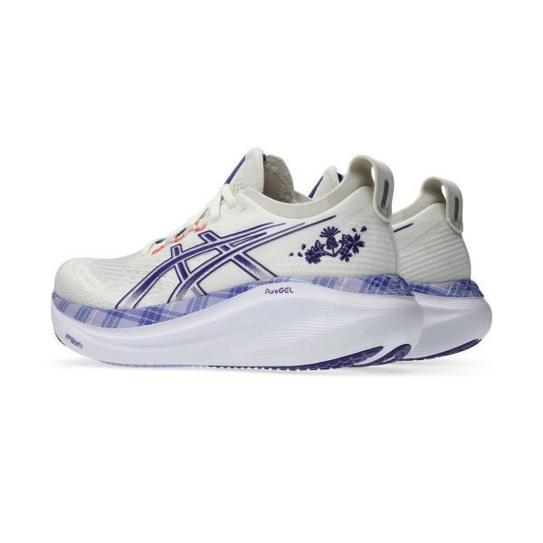 Asics Gel Nimbus 27 - Cream/Gentry Purple