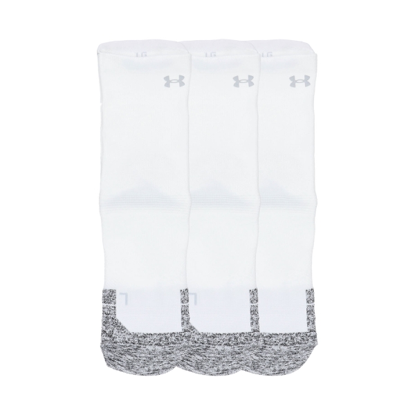 Under Armour ArmourDry Cushion x 3 Calze - White/Reflective