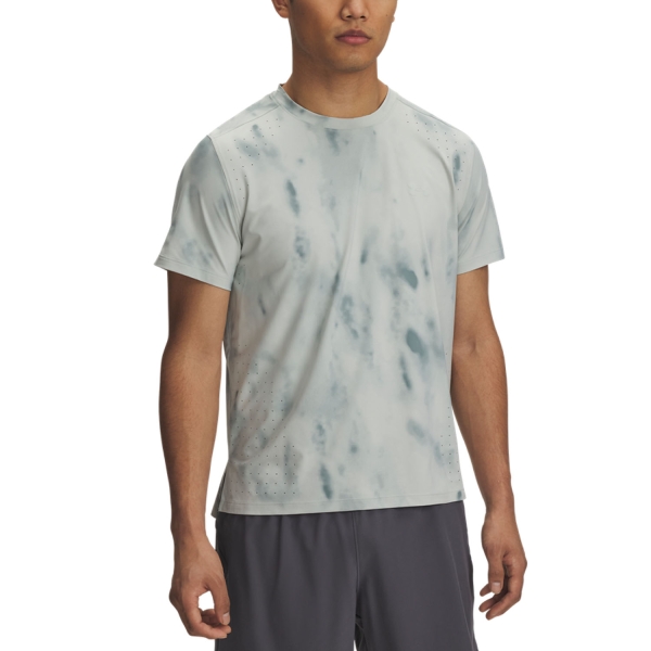 Maglietta Running Uomo Under Armour Launch Elite Printed Maglietta  Hydro Green/Reflective 13898040377