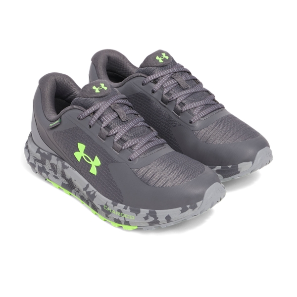 Under Armour Charged Bandit TR 3 SP - Castlerock/Steel/Hyper Green