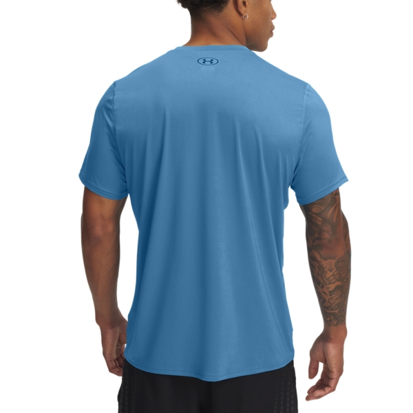 Under Armour HeatGear Fitted Maglietta - Ether Blue/Black