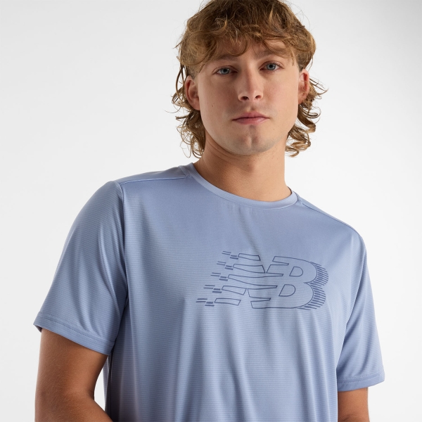 New Balance Essentials Printed Camiseta - Dusk Shower