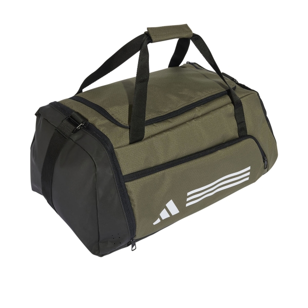 adidas Essentials 3 Stripes Small Medium - Olive Strata/White