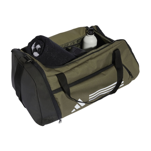 adidas Essentials 3 Stripes Small Medium - Olive Strata/White