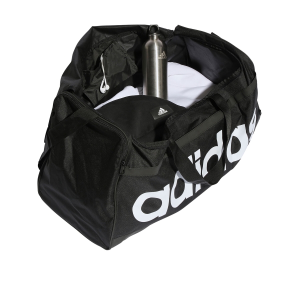 adidas Linear Bolso Grande - Black/White