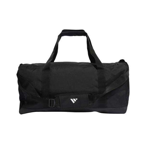 adidas Linear Logo Medium Duffle - Black/White