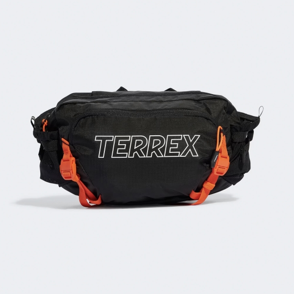 Cinture da corsa adidas Terrex AEROREADY Marsupio  Black/White/Impact Orange IN4659