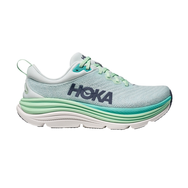 Scarpe Running Stabili Donna Hoka Gaviota 5  Snow Melt/Cielo Blue 1134235SWML