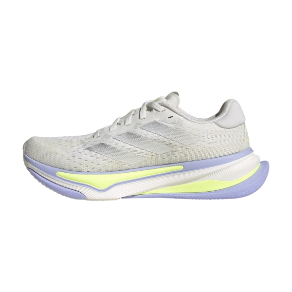 adidas Supernova Prima - Crystal White/Silver Metallic/Hi Res Yellow