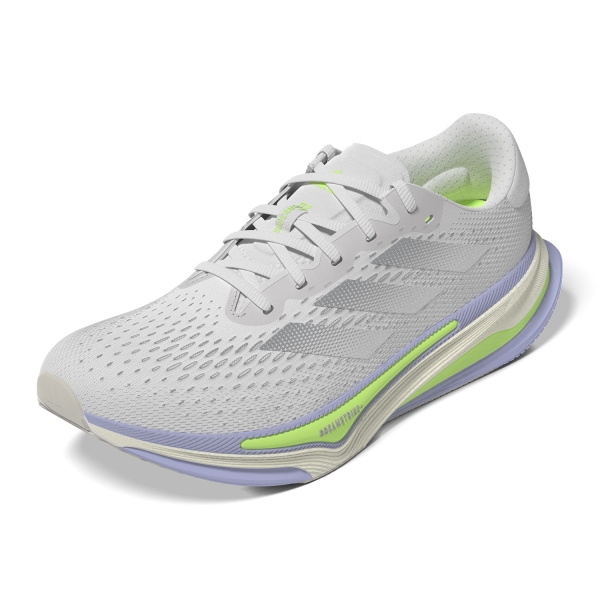 adidas Supernova Prima - Crystal White/Silver Metallic/Hi Res Yellow