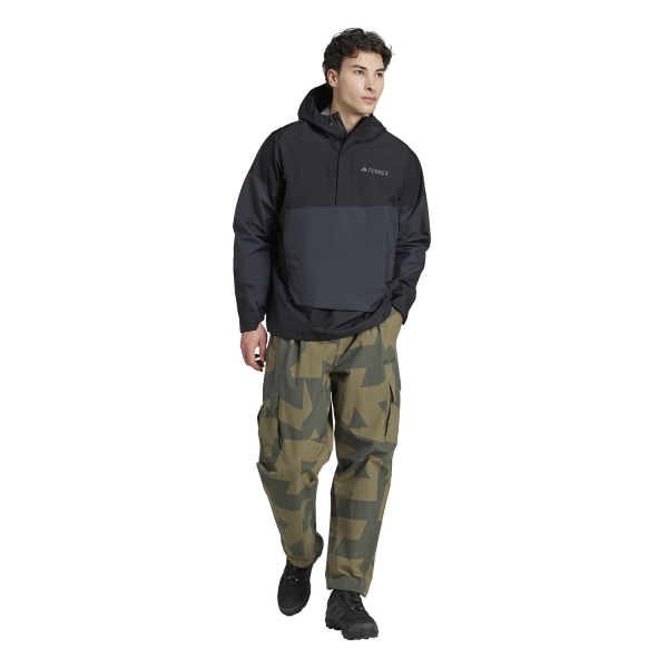 adidas Terrex Xploric Cargo Printed Pantaloni - Carbon/Legend Ivy/Olive Strata/Orbit Green