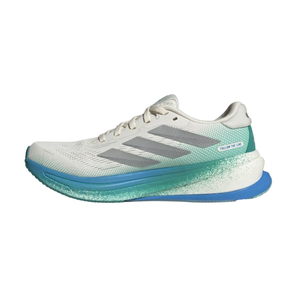 adidas Supernova Rise 2 - Chalk White/Silver Metallic/Glory Green