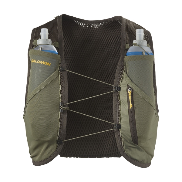 Mochila Hidratación Salomon Active Skin 4 GRVL Set Mochila  Wren/Deep Lichen Green/Spicy Mustard LC2687700