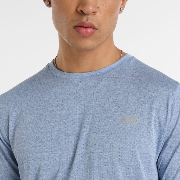 New Balance Athletics Run T-Shirt - Dusk Shower