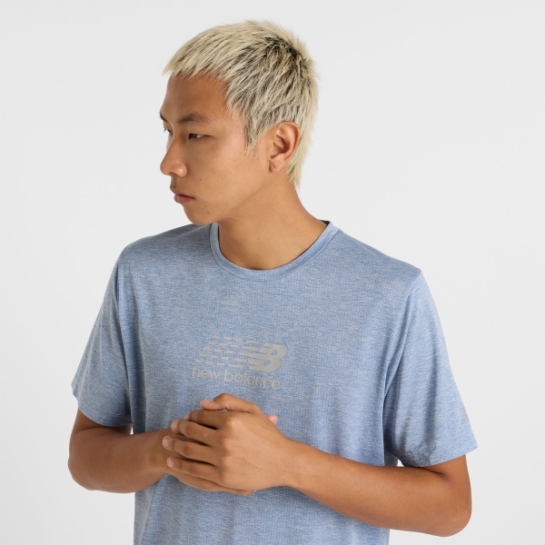 New Balance Athletics Graphic T-Shirt - Dusk Shower