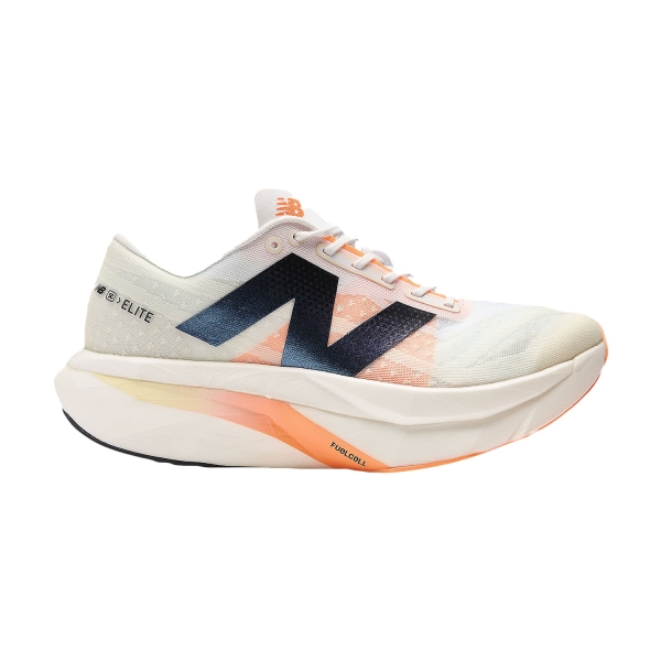 Men's Performance Running Shoes New Balance FuelCell SuperComp Elite v4  White MRCELCW4